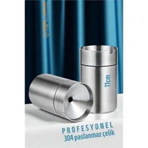 BFS  Duman Vermeyen At Sönsün Küllük - Çelik Metal Kül Tablası -Masaüstü Küllük