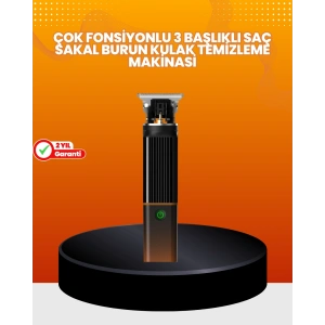 BFS Erkekler İçin 3 in 1 Şarjlı Bakım Seti – 7300 RPM Güçlü Motor ve Sessiz Çalışma