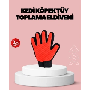 BFS Evcil Hayvanlar İçin Tüy Dökülme Önleyici Eldiven – Masaj ve Temizlik İçin Yumuşak Silikon Uçlu