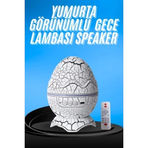 BFS Gece Lambası Yumurta Işık Speaker Yeni Nesil Dinozor Yumurtası Görünümlü