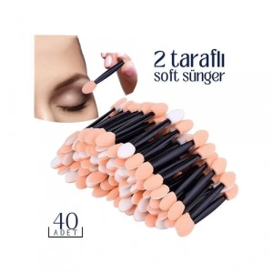 BFS Göz Farı Süngeri 40’lı Paket – Çift Uçlu, Profesyonel Makyaj Aplikatörü