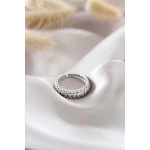 BFS Gümüş Renk Ayarlamalı Burgu Kadın Yüzük