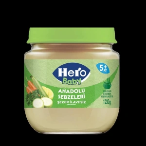 BFS  Hero Baby Anadolu Sebzeleri Kavanoz Mama 120 Gr