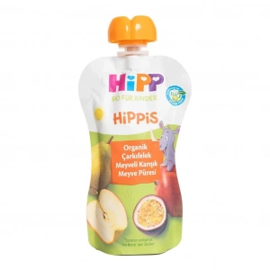 BFS   Hipp Organik Çarkıfelek Meyveli Karışık Meyve Püresi 100 Gr