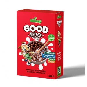 BFS  Hünnap Keçi Sütlü Çikolata ve Vitamin Tahıllı Glutensiz Gevrek 400 Gr