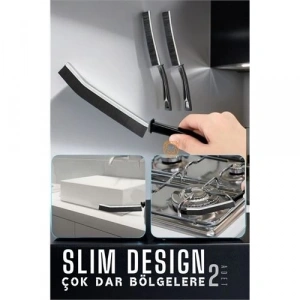 BFS  İnce Sert Kıllı Çok Dar Bölge Fırçası - Mutfak Banyo Fırçası 2 ADET