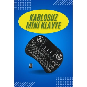 BFS Işıklı Kablosuz Mini Klavye ve Dokunmatik Mouse Seti Türkçe Kablosuz