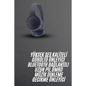 BFS Kablosuz Bluetooth Kulaklık Kulak Üstü Ayarlanabilir Uzun Ömürlü