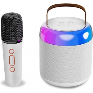 Mey İthalat® Kablosuz Mikrofonlu ve Işıklı Hoparlör