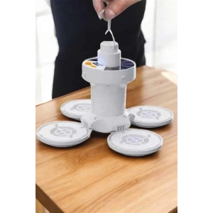 BFS Kamp Lambası Işıldak Beyaz Işık Güneş Enerjili Solar Aydınlatma 5 Kanatlı Katlanabilir