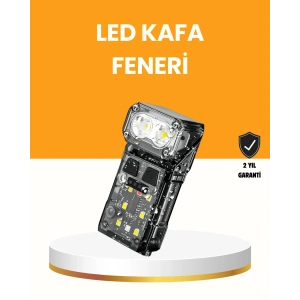 BFS Kamp ve Outdoor İçin LED Far 10 Saat Pil Sensörlü Manyetik