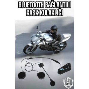 BFS Kask Kulaklığı Motosiklet Intercom Interkom Dinleme Konuşma Özellikli Su Geçirmez