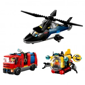 BFS   LEGO City Helikopter, İtfaiye Kamyonu ve Denizaltı Karışımı 60462