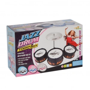 BFS  LMN154 3 Parça Bateri Seti -Limon Oyuncak