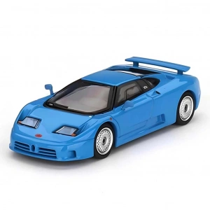 BFS   Mini Gt 1:64 Bugatti EB110 GT Blue Bugatti