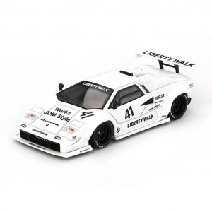 BFS  Mini GT 1/64 Lamborghini Countach LB-WORKS White 2024 Tokyo Auto Salon - Blister Paket