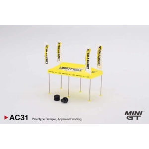 BFS   Mini GT 1/64 Paddock Service Tent Set - LB Racing