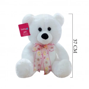 BFS Nessiworld 1178B Selay, Oturan Ayı 37 cm Beyaz