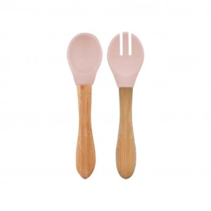 BFS  OiOi Mama Kaşığı ve Çatal Seti Pinky Pink