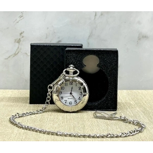 BFS Özel Kutulu Gümüş Köstekli Saat Alk4685