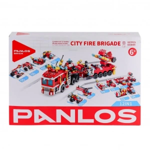 BFS   P633009 Panlos Şehir İtfaiyesi 557 Parça Blok Seti -Vagon life