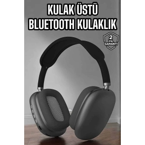 BFS P9 Plus Hi-fi Ses Kalitesi Ayarlanabilir Mikrofonlu Bluetooth Kulaklık Siyah