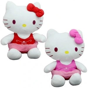 BFS  Peluş Hello Kitty Elbiseli Kurdeleli 36 cm