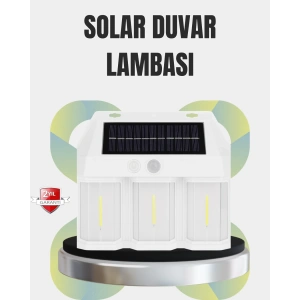 BFS PIR Sensörlü Solar Lamba – Otomatik Şarj ve Gece Aydınlatma