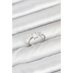 BFS Pirinç Gold Renk Zirkon Taşlı Kadın Yüzük