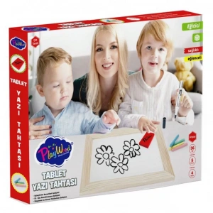 BFS   Playwood Ahşap Tablet Yazı Tahtası