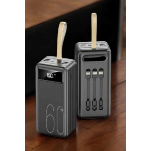 BFS Powerbank 60.000 MAH 4 Portlu Uzun Şarj Süreli Dijital Göstergeli