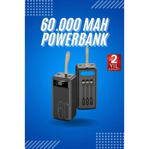 BFS Powerbank Yüksek Kapasiteli 60.000 Mah Hızlı Şarj Şarj Özellikli Batarya