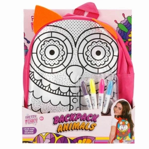 BFS   Pretty Pinky Boyanabilir Desenli Baykuş Sırt Çantası