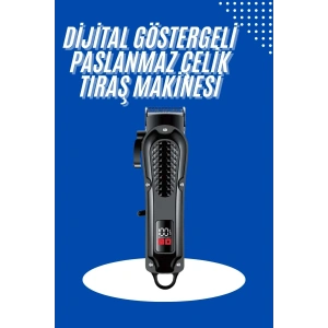 BFS Profesyonel Saç Kesme Aleti Dijital Saç Sakal Tıraş Makinesi Uzun Ömürlü