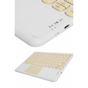 BFS Profesyonel Wifi Q Klavye Bluetooth Klavye Touchpad 10.8 Inç