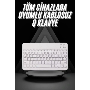 BFS Q Klavye Türkçe Bluetooth Klavye Tüm Cihazlara Uyumlu Kablosuz