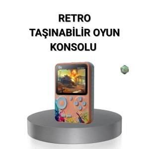 BFS Retro Taşınabilir Oyun Konsolu 500 Klasik Oyunlu, 3.0 İnç Renkli Ekran