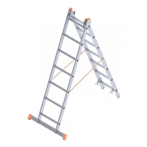 Mey İthalat® Saraylı 2X7 A Tipi Sürgülü Merdiven 3,86 Metre