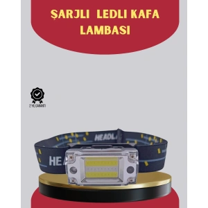 BFS Şarj Edilebilir LED KAFA Feneri 215 Lümen XPE COB Güçlü Aydınlatma