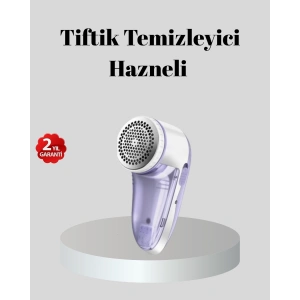 BFS Şarjlı Tiftik Temizleyici – Çıkarılabilir Hazneli, Anti-Statik Fırçalı, USB Şarjlı