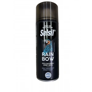 BFS Selsil Rainbow Akrilik Sprey Boya 690 Derece Isıya Dayanıklı Siyah