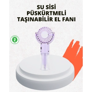 BFS Sessiz Çalışan Şarjlı Su Buharlı Portatif Vantilatör