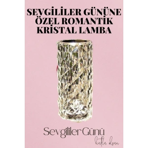BFS Sevgililer Gününe Özel Romantik Kristal Gece Lambası Sevgiliye Hediye