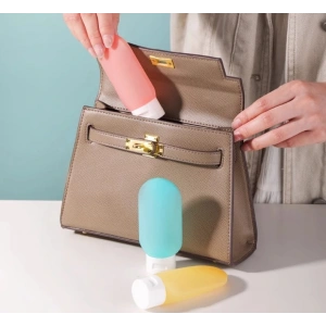 BFS Seyahat Tipi Doldurulabilir Krem Şampuan Kutusu 3 lü Set