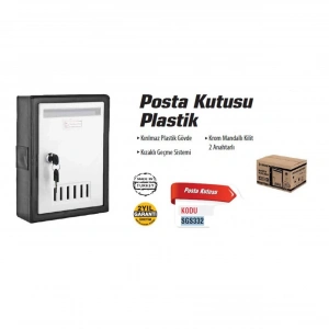 BFS SGS 332 Plastik Posta Kutusu 2 Anahtarlı