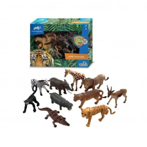 BFS  SH-D58011 Vardem Kutulu 10 Parça Vahşı Hayvan Seti