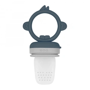 BFS    Silikon Püre Meyve Sebze Emziği Deep Blue / Powder Grey