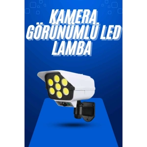 BFS Solar Bahçe Aydınlatması Hareket Sensörlü Uzaktan Kumandalı Kamera Görünümlü