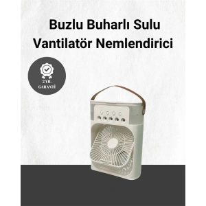 BFS Spreyli Mini Masaüstü Fan | 500ML Su Hazneli, 3 Kademeli Soğutucu