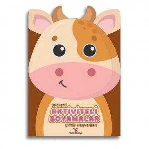 BFS   Stickerli Aktivite ve Boyamalar - Çiftlik Hayvanları